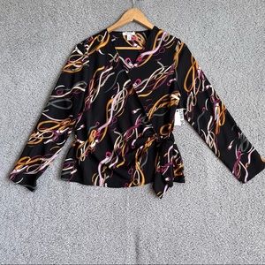 Nine West women Wrap blouse